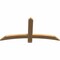 Ekena Millwork Bellingham Timber Gable Bracket, Western Red Cedar, 48"W x 24"H x 1 1/2"D x 3 1/2"F, 12/12 Pitch GBW048X24X0204BEL00SWR - alternate 4